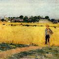 Берта Моризо - В пшеничных полях близ Женвилье